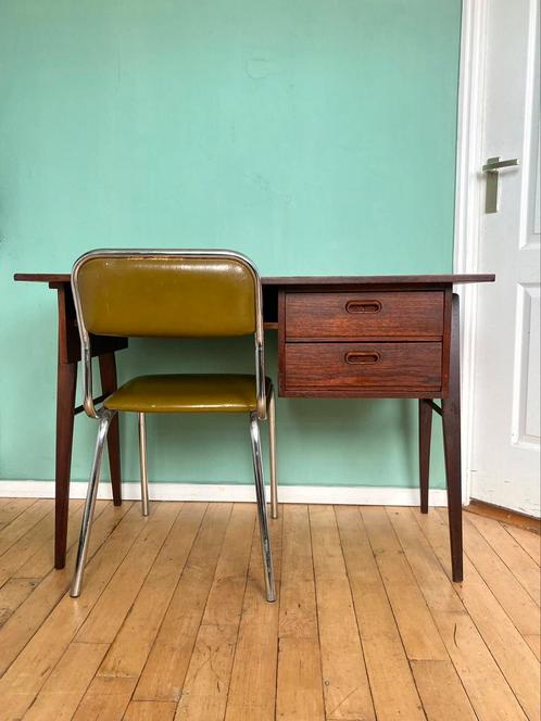 Midcentury Modern Bureau / Vintage Houten Deens Pastoe, Huis en Inrichting, Bureaus, Gebruikt, Bureau, Ophalen