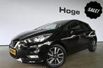 Nissan Micra 1.0 IG-T N-Connecta Clima Cruise Control Naviga, Auto's, Gebruikt, Met garantie (alle), Zwart, Origineel Nederlands