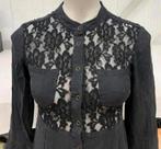 DKNY Donna Karan New York zwarte bloemen kanten knoop jurk, Kleding | Dames, Jurken, Zwart, Ophalen of Verzenden, Maat 36 (S)