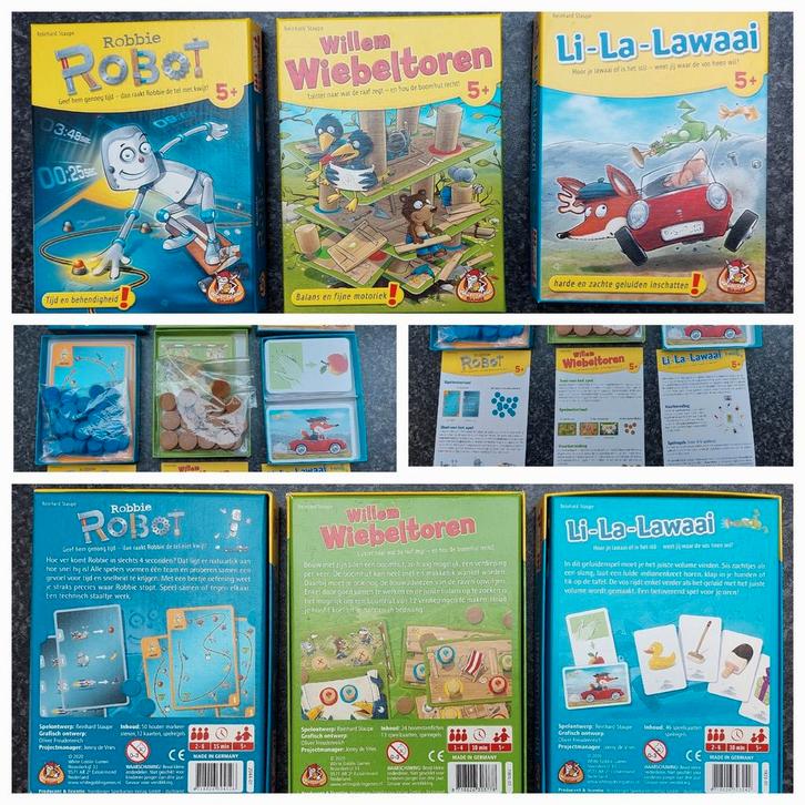 Robbie Robot, Willem Wiebeltoren, Li-la-lawaai, Kinderen en Baby's, Speelgoed | Educatief en Creatief, Zo goed als nieuw, Ophalen of Verzenden