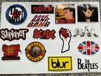 Verschillende stickers oa ac/dc, slipknot, u2, sum41 etc, Verschillende stickers oa ac/dc, slipknot, u2, sum41 etc per, Nieuw