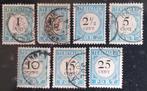 NEDERLAND PORTZEGELS 1881, Verzenden, T/m 1940, Gestempeld