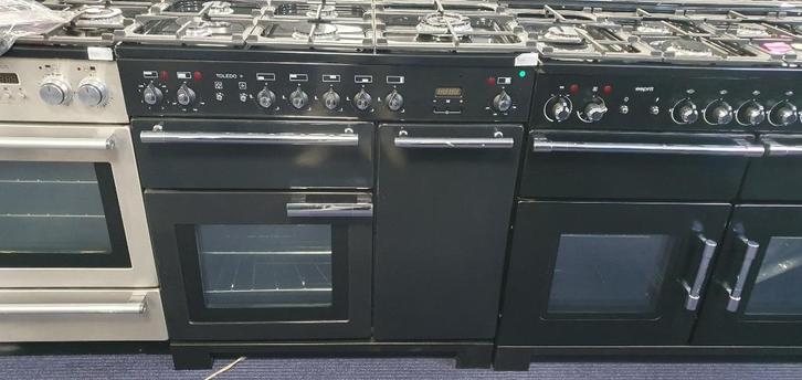 RANGEMASTER/FALCON Toledo Plus 90 Gas, Witgoed en Apparatuur, Fornuizen, Zo goed als nieuw, Vrijstaand, Gas, 5 kookzones of meer