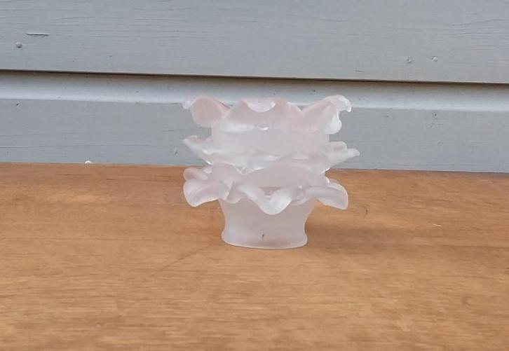 Lampenkapje bloemvorm, Huis en Inrichting, Lampen | Lampenkappen, Gebruikt, Minder dan 25 cm, Rechthoekig, Ophalen of Verzenden