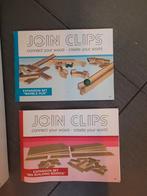 2 sets join clips. Knikkerbaan en bouwplaten (kapla), Ophalen of Verzenden