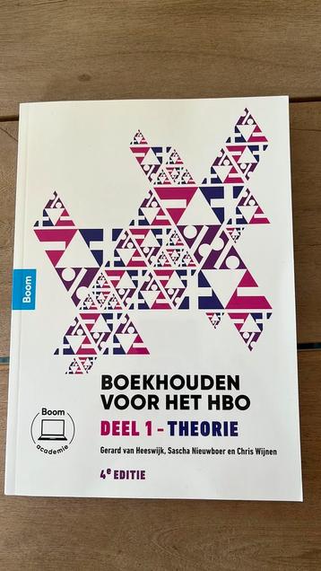 Boekhouden voor het HBO deel 1 theorie en opdrachten beschikbaar voor biedingen