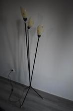 Vintage sprietlamp met glazen kapjes, Ophalen of Verzenden, Huis en Inrichting