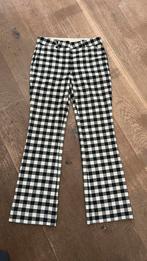 Levate ruit broek flared nieuw 34 zwart creme, Zwart, Ophalen of Verzenden, Zo goed als nieuw, Maat 34 (XS) of kleiner