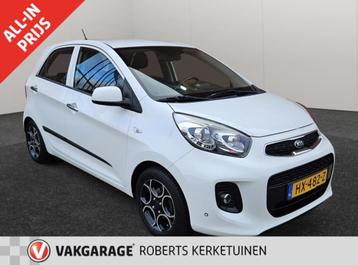 Kia Picanto 1.2 CVVT DynamicLine Clima Half leder Velgen 5 z beschikbaar voor biedingen