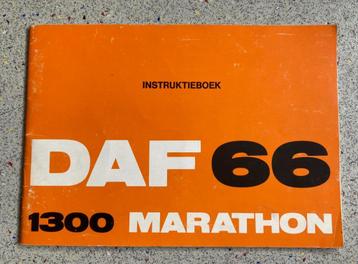 DAF 66 Marathon  1300  Instructieboekje 1973 beschikbaar voor biedingen