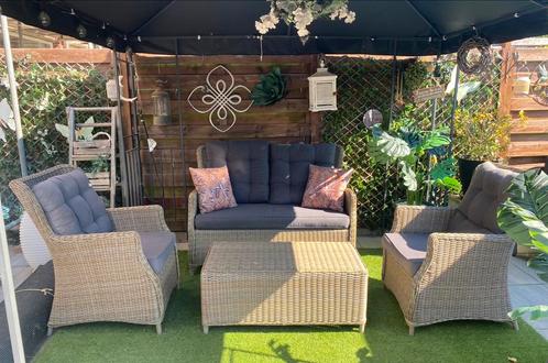 Loungeset Tuinset van Youre Own Living, Tuin en Terras, Tuinsets en Loungesets, Wicker, Stoel, Ophalen