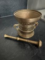 Koperen vijzel met stamper, Antiek en Kunst, Antiek | Koper en Brons, Ophalen of Verzenden