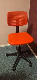 Kinder bureaustoel rood ikea, Ophalen, Zo goed als nieuw, Rood