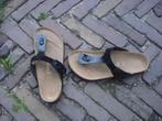 GRATIS VERZENDEN MOOIE ZWARTE GIZEH BIRKENSTOCKS MT 42, Kleding | Dames, Schoenen, Slippers, Verzenden, Zwart, Zo goed als nieuw