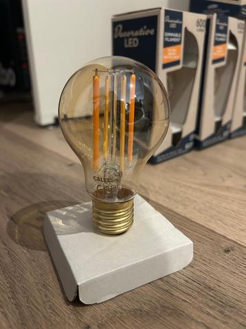  5 Calex Filament LED Lampen - E27 - Goud - Dimbaar  beschikbaar voor biedingen