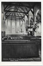 AK Schermerhorn, Alkmaar - Interieur N.H. Kerk, Verzamelen, Ansichtkaarten | Nederland, Verzenden, 1940 tot 1960, Ongelopen, Noord-Holland