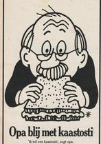 Retro reclame 1974 Kaas zuivel tosti voor opa, Verzamelen, Retro, Verzenden, Overige typen