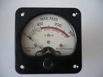 Meter, moving coil 1942. beschikbaar voor biedingen