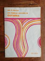 Las primeras lecciones de guitarra, Muziek en Instrumenten, Bladmuziek, Les of Cursus, Gebruikt, Ophalen of Verzenden, Gitaar