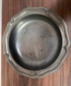 #schaal #pootjes #1514 #gram #tin #fruitschaal, Antiek en Kunst, Antiek | Tin, Ophalen of Verzenden