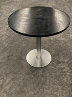 Ronde bistro tafel, eettafel, horeca tafel | 80 doorsnee, 50 tot 100 cm, Rond, Gebruikt, Ophalen of Verzenden