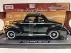 Ford De Luxe Coupe black Flames 1940 Motormax 1:18 KRD, Hobby en Vrije tijd, Modelauto's | 1:18, Ophalen of Verzenden, Zo goed als nieuw