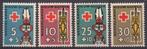 Ned Nieuw Guinea 49/52 postfris Rode Kruis 1958, Nieuw-Guinea, Verzenden, Postfris