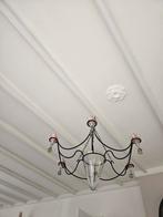 Een kaarsen lamp zeer apart 90cm hoog 80cm, Ophalen, Glas, 75 cm of meer