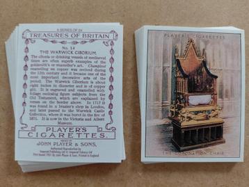 Treasures of Britain complete set 25 cigarette cards REPRO  beschikbaar voor biedingen