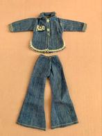 Vintage Barbie jaren 70 denim spijkerpak, Ophalen of Verzenden, Zo goed als nieuw
