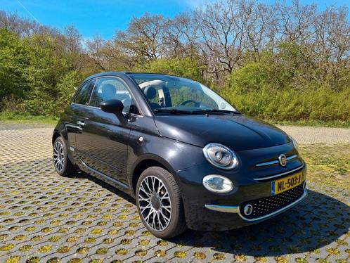 Fiat 500C 0.9 80pk Turbo Twinair 2017 Zwart, Auto's, Fiat, Particulier, 500C, ABS, Airbags, Airconditioning, Bluetooth, Boordcomputer
