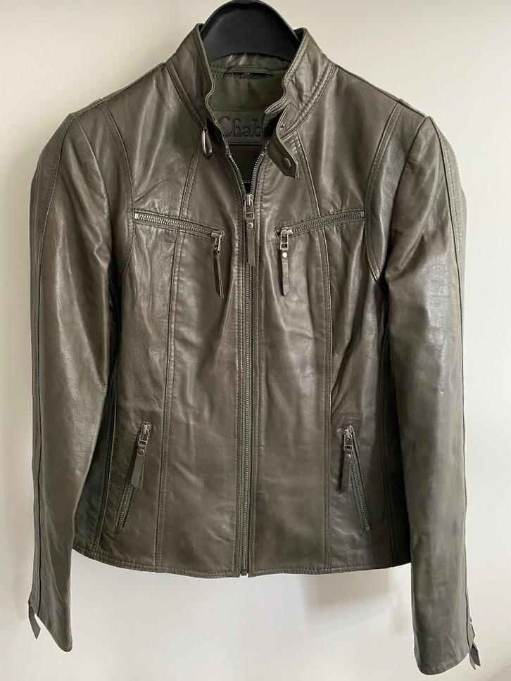 CHABO ZOË leren jasje, super zacht lams leer, mt S, Nw.St., Kleding | Dames, Jasjes, Kostuums en Pakken, Zo goed als nieuw, Jasje
