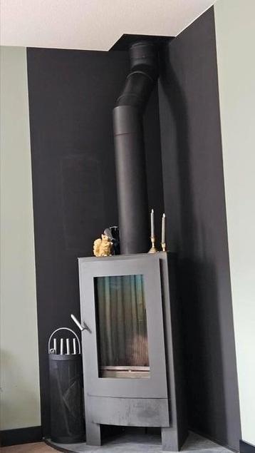 Nestor martin RH33 woodbox haard, 3 jaar oud, zgan beschikbaar voor biedingen