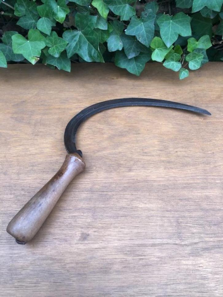 Te koop: Mooie antieke sikkel, Antiek en Kunst, Antiek | Gereedschap en Instrumenten, Ophalen of Verzenden