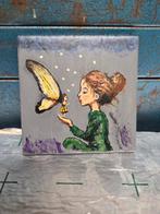 Schilderijtjes op steen en op dakpan, Antiek en Kunst, Ophalen of Verzenden