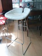 Moroso Fjord stool / kruk ontwerp Patricia Urquiola leer, Gebruikt, -, -, 60 tot 90 cm