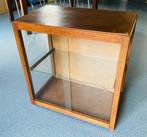 Vitrinekastje, Huis en Inrichting, Kasten | Vitrinekasten, Ophalen, Glas, Vintage, 50 tot 100 cm