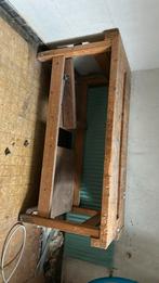 houten werkbank / handenarbeidtafel, Doe-het-zelf en Verbouw, Werkbanken, Ophalen, Gebruikt, Bankschroef