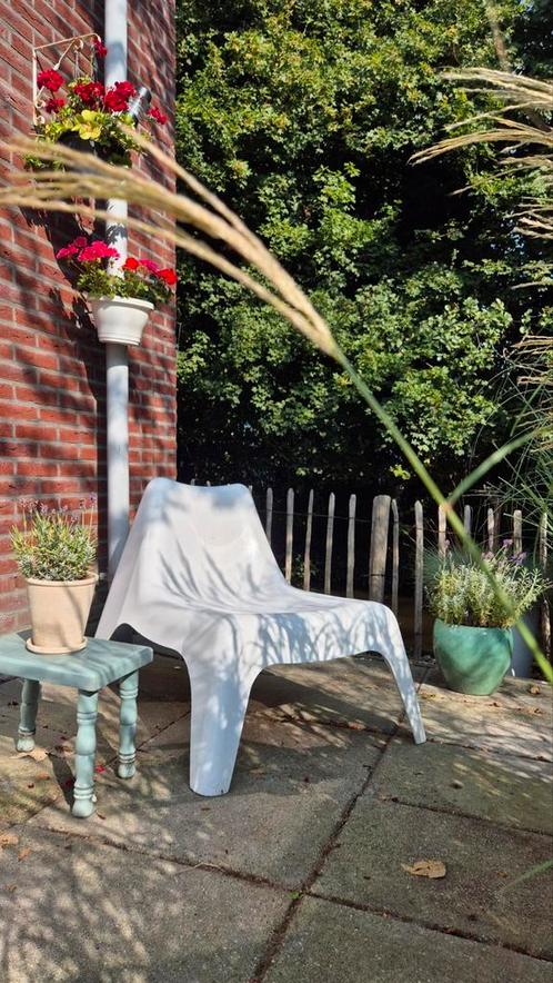 Ikea Vago Fauteuil Tuinstoel  1 stuk, Tuin en Terras, Tuinstoelen, Gebruikt, Kunststof, Ophalen