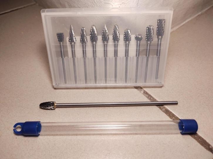 Set Tungsten Carbide Freesjes voor rotary tool Dremel, Doe-het-zelf en Verbouw, Gereedschap | Handgereedschap, Nieuw, Ophalen of Verzenden