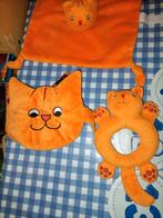 Dikkie Dik knuffeldoekje + stoffen boekje + rammelaar, Ophalen of Verzenden, Zo goed als nieuw