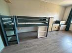 Kinderkamer flexa bed halfhoogslaper, bureau en kasten, Huis en Inrichting, Ophalen, Eenpersoons, Zo goed als nieuw, 200 cm