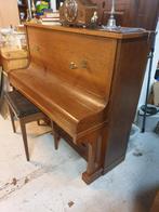 Steinler Piano met Bankje, Muziek en Instrumenten, Piano's, Ophalen, Gebruikt, Bruin, Piano