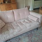 2 x 2,5 zits bankstel zachtroze velour., Ophalen, Gebruikt, 150 tot 200 cm, Driepersoons
