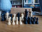 staunton schaakstukken koning 6 cm, Een of twee spelers, Ophalen of Verzenden, Gebruikt, Staunton