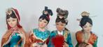 Vier Vintage Chinese Poppen, Ophalen, Gebruikt, Pop