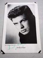 Filmster Handtekening Hardy Kruger, Verzamelen, Gesigneerd, Foto of Kaart, Ophalen of Verzenden