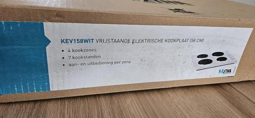 "Elektrische kookplaat 4 pits ETNA - werkt prima!", Witgoed en Apparatuur, Kookplaten, Gebruikt, Vrijstaand, Elektrisch, 4 kookzones
