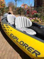INTEX Explorer K2  tweepersoons kajak - kano ☀️ 1x gebruikt!, Watersport en Boten, Kano's, Ophalen, Met peddels, Kajak, Twee personen