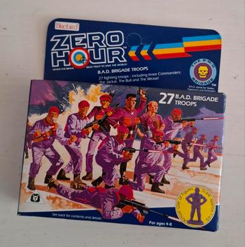 Zero Hour B.A.D. Brigade Troops - Bluebird Toys 1989 beschikbaar voor biedingen